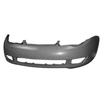 Bumper Cover Front w/o Redline Primed for Saturn Ion Coupe 2003-2007