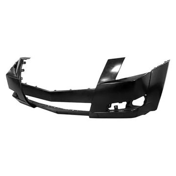 Bumper Cover Front w/o HID Headlamps for Cadillac CTS Sedan Wagon Coupe Base Premium Luxury Performance Coupe 3.6L 3.0L 2008-2014