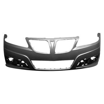 Bumper Cover Front w/CTF Pkg Second Design w/Molded Fog Lamp Holes for Pontiac G6 Base GT 2009-2010