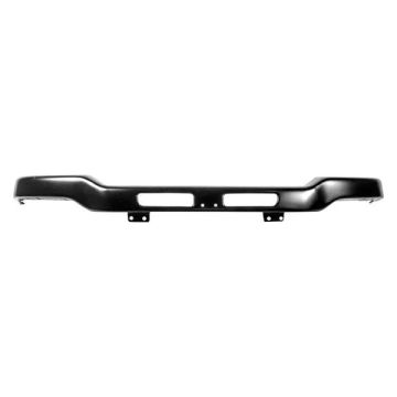 Bumper Face Bar Front High Air Flow w/2 Slots w/Bracket Black for GMC Sierra 1500 2003-2006