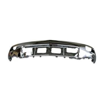 Bumper Face Bar Front w/Fog Lamps w/o Parking Aid Sensors Chrome for Chevrolet Silverado 1500 2014-2015