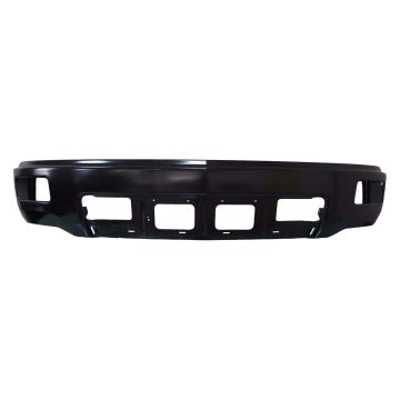 Bumper Face Bar Front w/Fog Lamps w/o Parking Aid Sensors Black for Chevrolet Silverado 1500 2014-2015