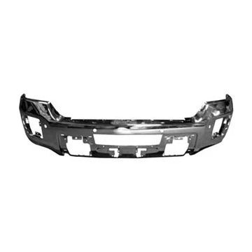 Bumper Face Bar Front w/Parking Aid Sensors Chrome for GMC Sierra 2500 HD Sierra 3500 HD