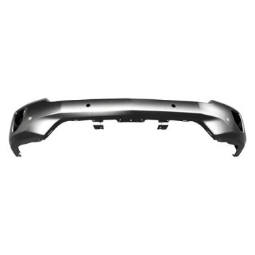 Bumper Face Bar Front w/Impact Bar Skid w/Parking Aid Sensors w/Z71 Pkg w/Park Assist w/Fog Lamps Primed for Chevrolet Silverado 1500 Silverado 1500 LD