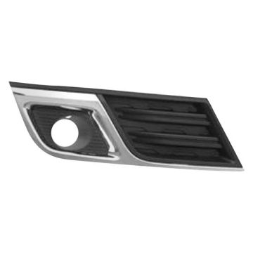 Bumper Insert Assembly Front Left LT Fog Lamp Bezel w/Fog Lamps for Chevrolet Traverse LT 2013-2017