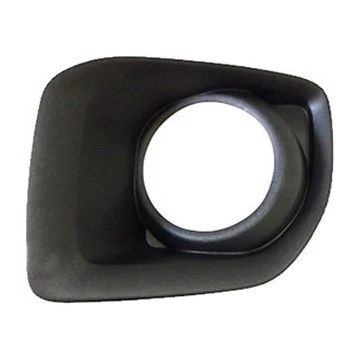 Bumper Insert Front Left Fog Lamp Bezel w/o Chrome Trim Black for GMC Canyon SL Base SLT SLE All Terrain 2015-2020
