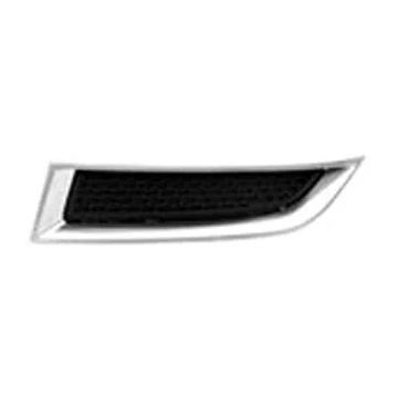 Bumper Insert Front Right Outer Grille Matte-Black w/Chrome Molding for GMC Acadia Acadia Limited