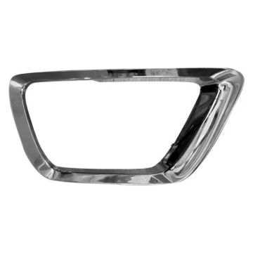 Bumper Insert Front Right Fog Lamp Bezel w/o Appearance Pkg Chrome for Chevrolet Colorado 2015-2020