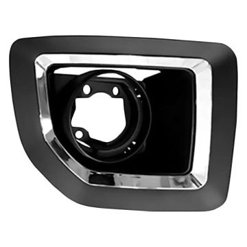 Bumper Insert Front Right Painted Bumper Fog Lamp Bezel Chrome for GMC Sierra 2500 HD Sierra 3500 HD