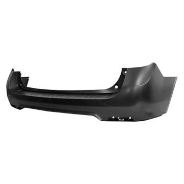 Bumper Cover Rear w/o Blind Spot Module Type 1 w/o Chrome Pkg w/o Object Sensor Primed for Chevrolet Equinox 2010-2017