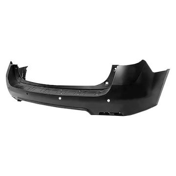 Bumper Cover Rear w/Object Sensor Primed for Chevrolet Equinox 2010-2015