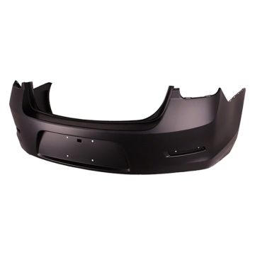 Bumper Cover Rear w/Rear Vision Cam w/o Park Sensors w/o Side Object Sensors Dual Exhaust Primed for Chevrolet Malibu Malibu Limited