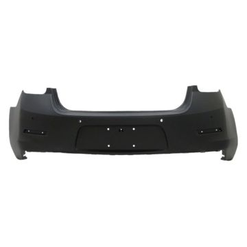 Bumper Cover Rear w/o Side Object Sensors w/o Rear Vision Camera w/Parking Sensors Primed for Chevrolet Malibu Malibu Limited