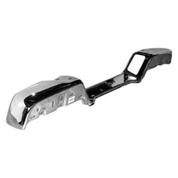 Bumper Face Bar Rear Step Type First Design w/o Towing Chrome for Chevrolet Colorado GMC Canyon
