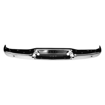 Bumper Face Bar Rear w/o Blind Spot Detection w/Object Sensor Chrome for Chevrolet Express 1500 Express 2500 Express 3500 GMC Savana 1500 Savana 2500 Savana 3500
