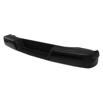 Bumper Assembly Rear w/o Object Sensor Includes Pad/Brackets/End Caps Black for Chevrolet Express 1500 Express 2500 Express 3500 GMC Savana 1500 Savana 2500 Savana 3500