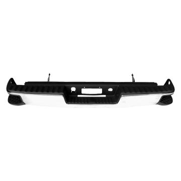 Bumper Assembly Rear w/o Parking Aid Sensors Chrome for Chevrolet Silverado 1500 Silverado 1500 LD GMC Sierra 1500
