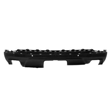 Bumper Cover Rear Lower Dual Exhaust w/Parking Sensors w/Hands-Free Liftgate Black for Chevrolet Equinox 2018-2021