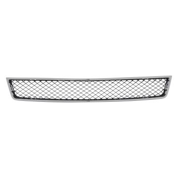 Grille Assembly Lower w/o Off Road Pkg Chrome w/Black Mesh for Chevrolet Avalanche Suburban 1500 Suburban 2500 Tahoe