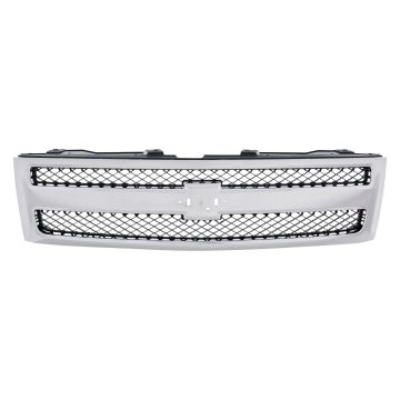 Grille Assembly Factory Installed Chrome for Chevrolet Silverado 1500 2007-2012