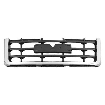 Grille Assembly W/T/SL Chrome Black/Chrome for GMC Sierra 1500 2007-2013