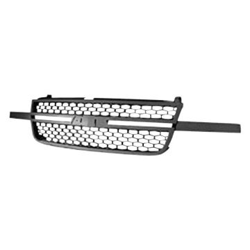 Grille Assembly w/o Dale Earnhardt Pkg Silver/Black for Chevrolet Silverado 1500 Silverado 1500 Classic