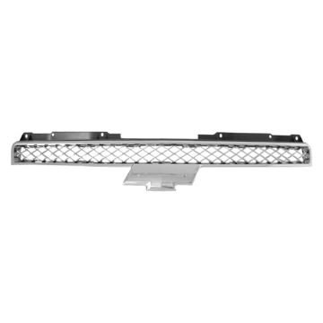 Grille Assembly Upper w/Off Road Pkg Chrome w/Platinum Mesh for Chevrolet Avalanche Suburban 1500 Suburban 2500 Tahoe