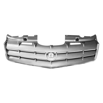 Grille Assembly w/o Sport Pkg Chrome/Silver for Cadillac SRX 2004-2005