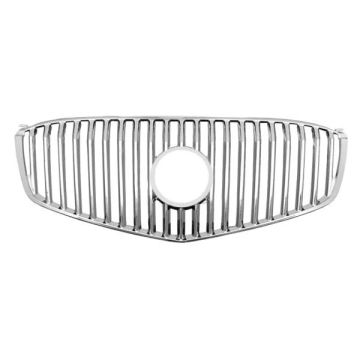 Grille Assembly w/o Mouldings w/o Emblem Bright Chrome for Buick Lucerne 2008-2010