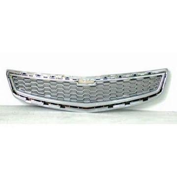 Grille Assembly Lower Chrome/Gray for Chevrolet Malibu LTZ 2013