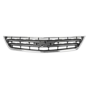 Grille Assembly w/o Midnight Black Pkg Matte Black w/Chrome Molding for Chevrolet Impala Eco LT 2014-2020