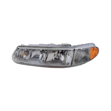 Headlight Assembly Composite Left w/Corner Lamps - Replaces w/o Corner Lamps for Buick Century Regal