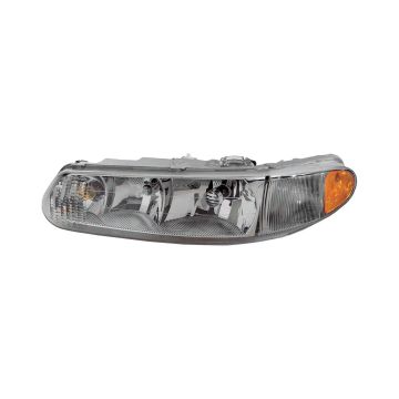 Headlight Assembly Composite Left w/o Bulbs or Sockets w/o Corner Lamp for Buick Century Regal