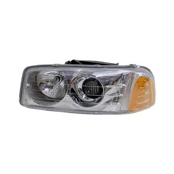 Headlight Assembly Composite Left for GMC Sierra 1500 Sierra 1500 Classic Yukon Yukon XL 1500