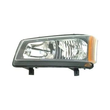 Headlight Assembly Composite Left 1st Design Smooth Bezel for Chevrolet Silverado 1500 Silverado 1500 Classic Silverado 2500 Silverado 2500 HD Silverado 2500 HD Classic Silverado 3500 Silverado 3500 Classic