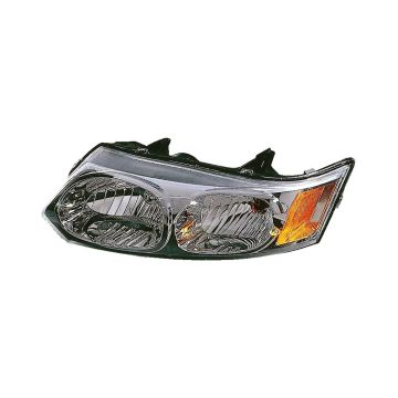 Headlight Assembly Composite Left w/o Bulbs for Saturn Ion Sedan 2003-2007