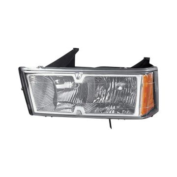 Headlight Assembly Composite Left w/Chrome Bezel Extreme for Chevrolet Colorado 2005-2008