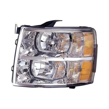 Headlight Assembly Composite Left for Chevrolet Silverado 1500 Silverado 2500 HD Silverado 3500 HD
