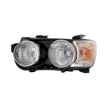 Headlight Assembly Composite Left w/o Dusk Pkg Halogen w/Chrome Trim for Chevrolet Sonic Sedan LT LS LTZ RS 2012-2015