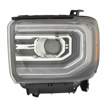 Headlight Assembly Composite Left LED for GMC Sierra 1500 2016-2018