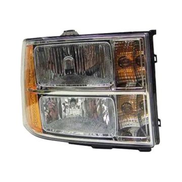 Headlight Assembly Composite Right for GMC Sierra 1500 Sierra 2500 HD Sierra 3500 HD