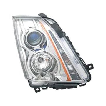 Headlight Assembly Composite Right Halogen for Cadillac CTS Sedan Wagon Coupe Base Premium Luxury Performance Coupe 3.6L 3.0L 2008-2014