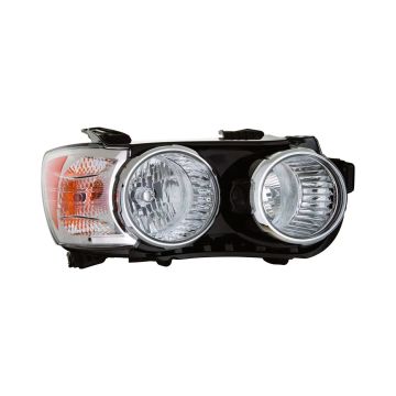 Headlight Assembly Composite Right w/o Dusk Pkg Halogen w/Chrome Trim for Chevrolet Sonic Sedan LT LS LTZ RS 2012-2015