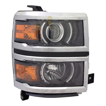 Headlight Assembly Composite Right Projector Type for Chevrolet Silverado 1500 LTZ High Country 2014-2015