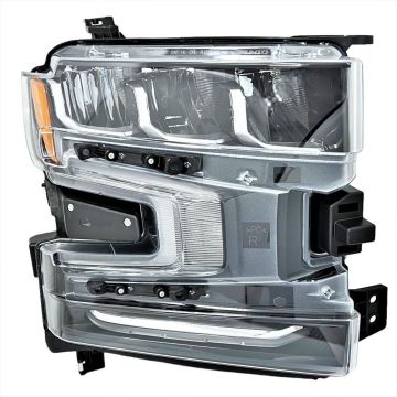 Headlight Assembly Composite Right LED w/Intelligent High Beams for Chevrolet Silverado 1500 Silverado 1500 LTD