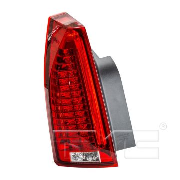 Tail Light Assembly Left Red Lens for Cadillac CTS Sedan Base Premium Luxury V Performance 3.6L V Black Diamond 3.0L V Luxury V Premium Black Diamond Vsport Vsport Premium 2008-2014