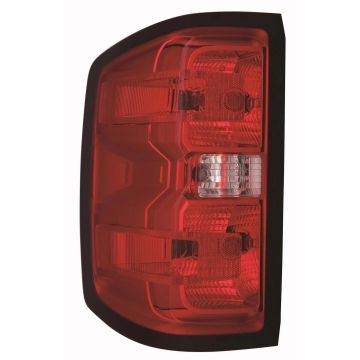 Tail Light Assembly Left w/o LED Accent Light Dual Rear Wheels for Chevrolet Silverado 1500 Silverado 1500 LD Silverado 2500 HD Silverado 3500 HD GMC Sierra 2500 HD Sierra 3500 HD