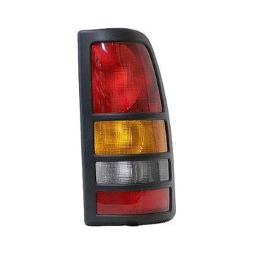 Tail Light Assembly Right w/Black Bezel for Chevrolet Silverado 3500 GMC Sierra 3500
