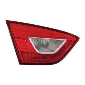 Tail Light Assembly Left Inner w/o LED Accent Light 2nd Design Black for Chevrolet Cruze Sedan 2017-2019