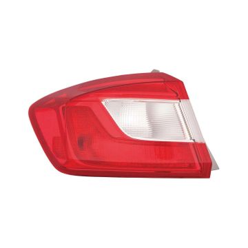 Tail Light Assembly Left Outer for Chevrolet Cruze 2016-2018